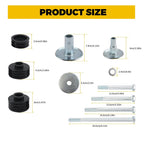 Body Cab Mount Bushings Kit for Ford F250 F350 Super Duty (1999–2007) KF04058BK