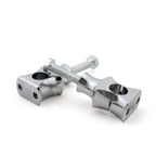 Set of 2 Bar Clamp Risers for Universal 7/8" Taper Handlebar (Dirt Bike/ATV)