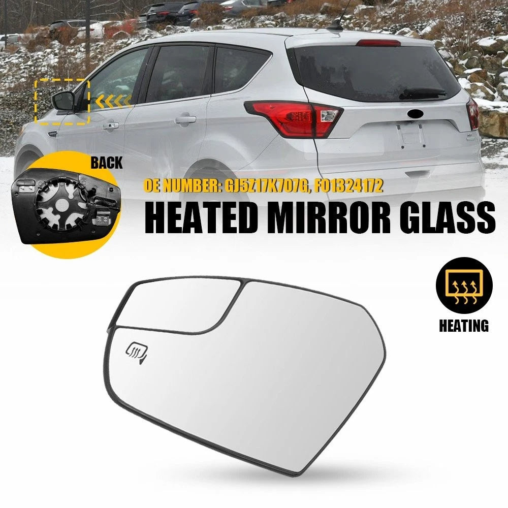 Driver Left Door Mirror Glass for Ford Escape (2017–2019) Gj5Z17K707G