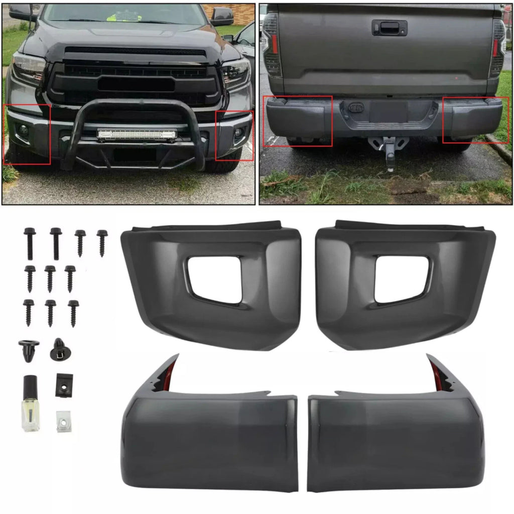 Set of 4 Bumper Covers for Toyota Tundra (2014–2021) Magnetic Gray 1G3