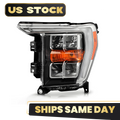 Full LED Headlight for Ford F-150 (2021–2023) Chrome Bezel w/o AFS Driver Side