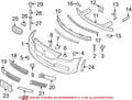 Tow Hook Cover for BMW (OEM 51118045118)