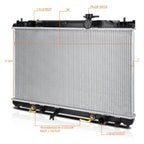 Aluminum Cooling Radiator for Toyota Camry/Solara L4 (2002–2008) DPI-2436