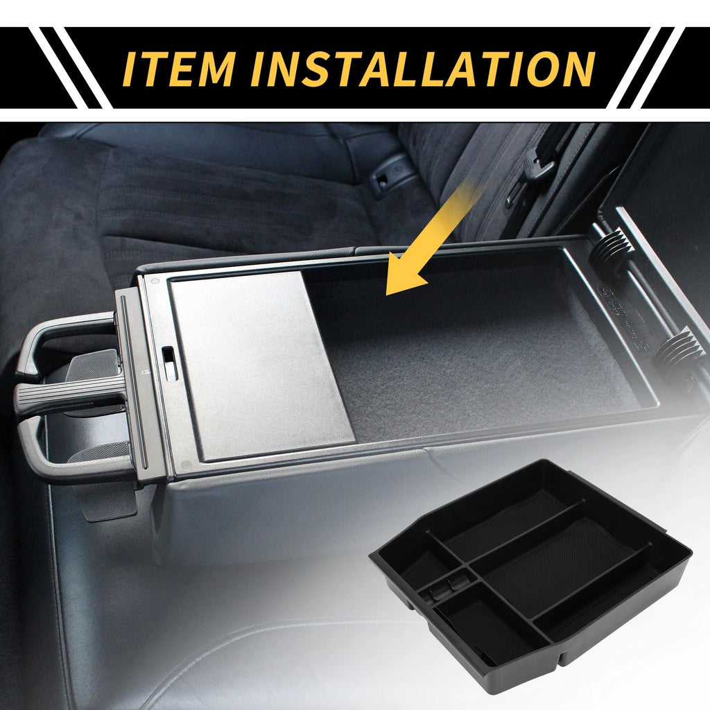 Center Console Organizer Insert Tray for Ford F150 (2021–2024) Black