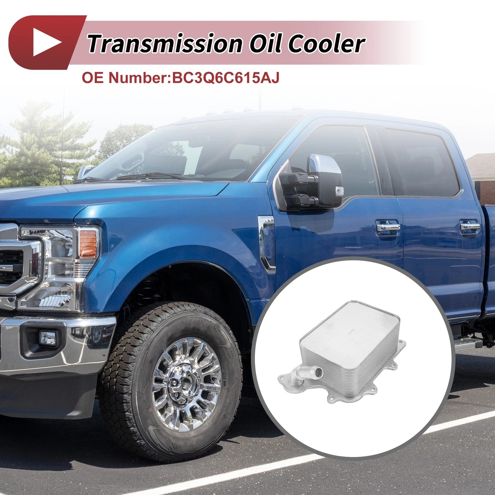 Engine Oil Cooler for Ford F-250 Super Duty (2011–2019) No.BC3Q6C615AJ