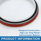 Rear Crankshaft Oil Seal w/ Sleeve Kit for Dodge 12V 24V 4B 4BT 6B 6BT P7100