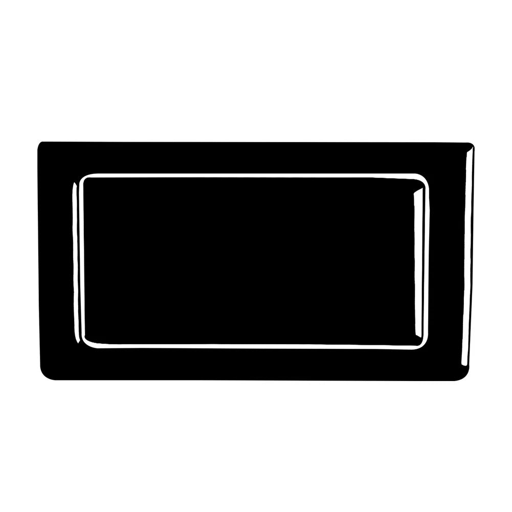 2X Rear Storage Box Panel Cover Trim for BMW 3 Series E36 (1994–1996) Piano Black