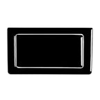 2X Rear Storage Box Panel Cover Trim for BMW 3 Series E36 (1994–1996) Piano Black