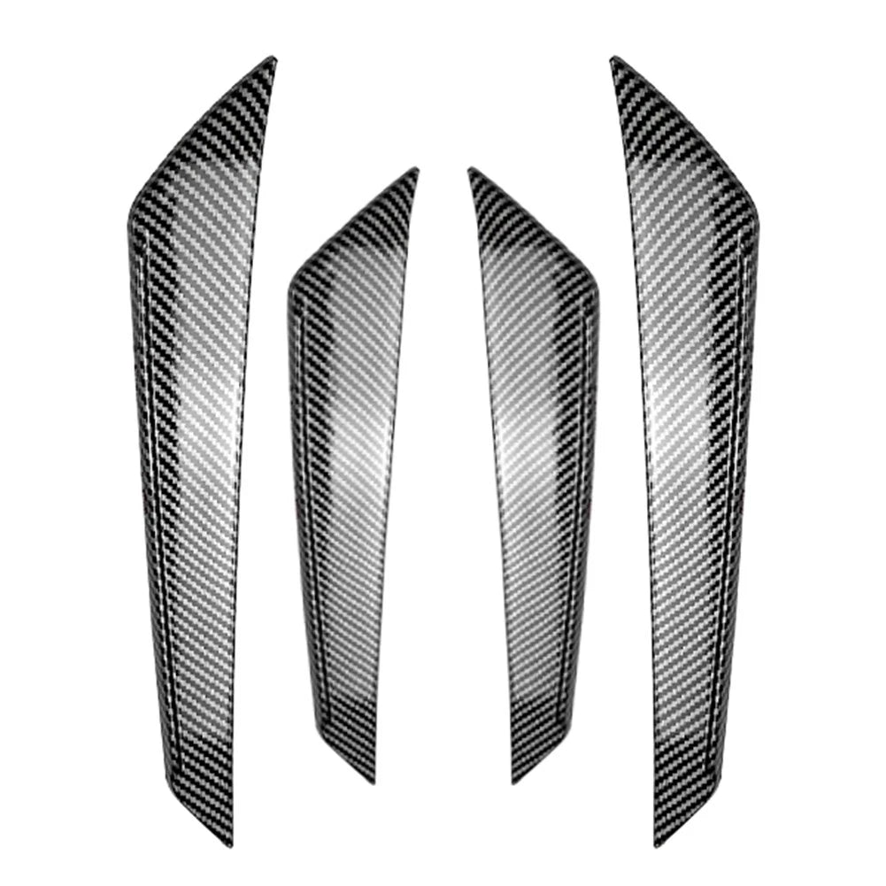Front Bumper Side Air Vent Trim for Subaru WRX STI (2022–2025) Carbon Fiber Black