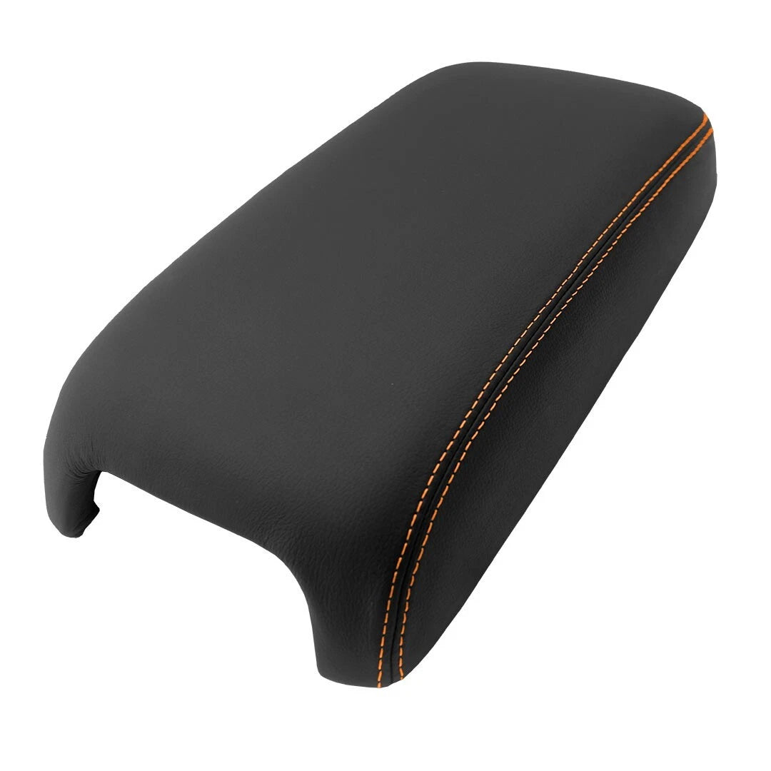 Console Armrest Cover for Dodge Charger (2011–2019) Orange Stitch