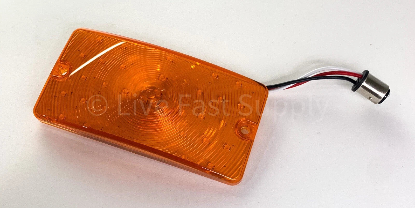 Front LED Amber Parking and Turn Signal Lights Pair for Ford Pickup (1959–1964)