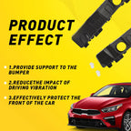 Set of 2 Front Bumper Bracket Retainers for Kia Forte (2019–2021)