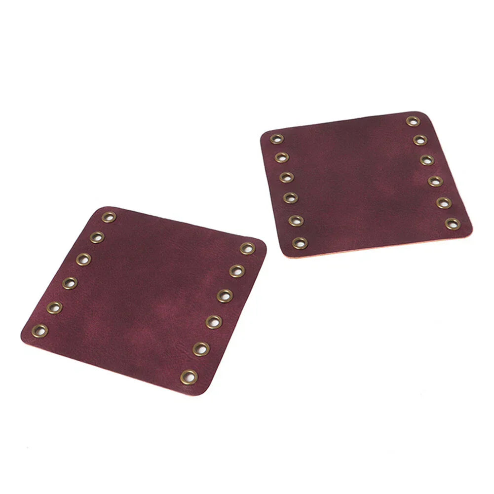 Leather Hand Grips Covers  Retro Wraps for Harley Cafe Racer