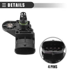 Manifold Air Pressure Sensor for Ford Escape (2001–2012) No. EL8A-9F479-AA