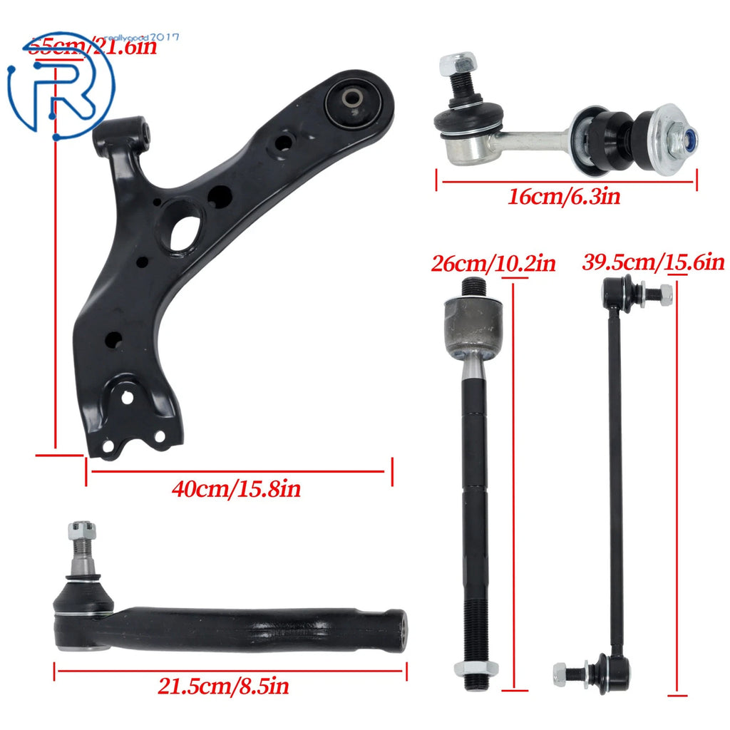 Set of 12 Front Lower Control Arms for Toyota RAV4 (2006-2018)