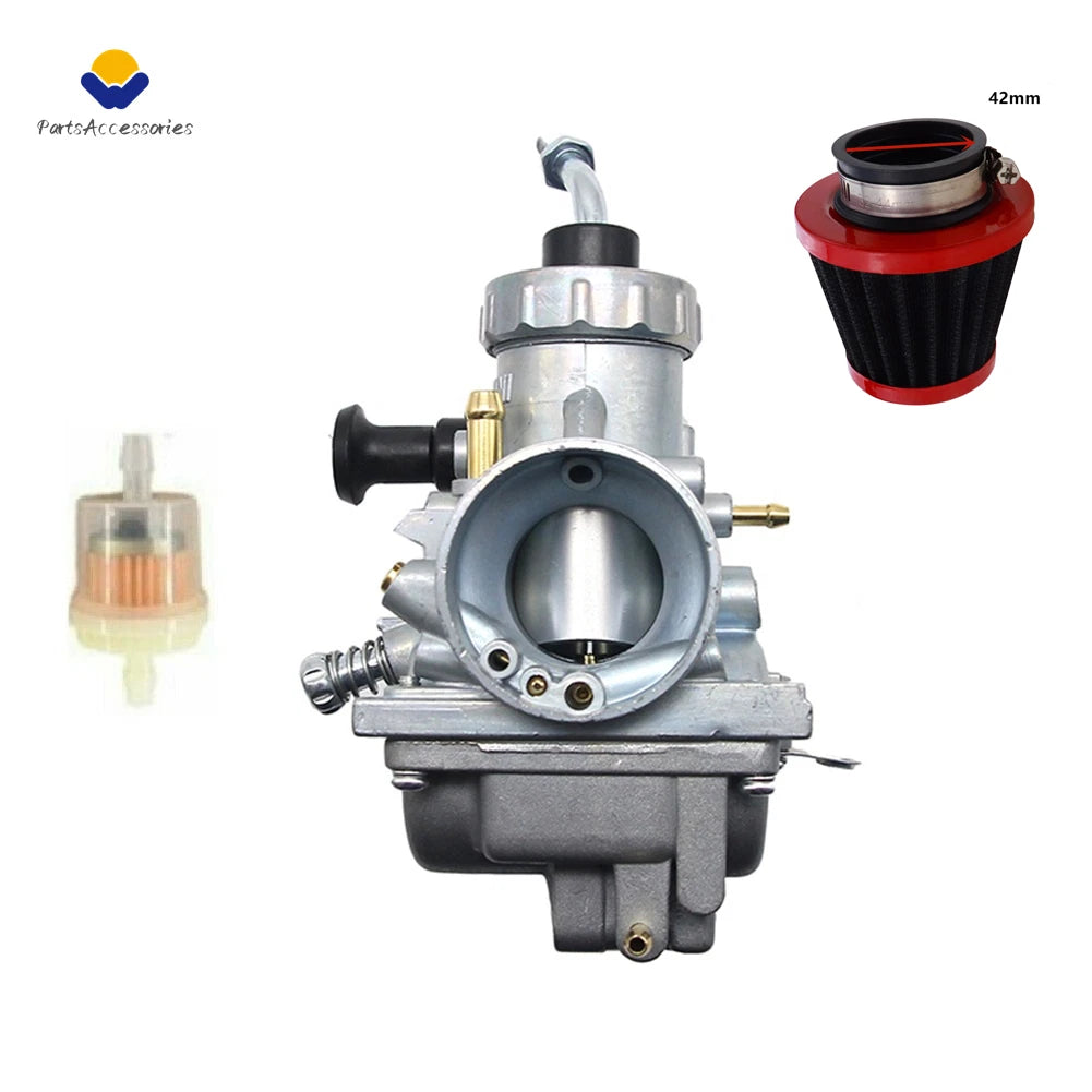 Carburetor with Air Filter for Yamaha DT100 (1974–1980), DT125 (1976–1981), DT175