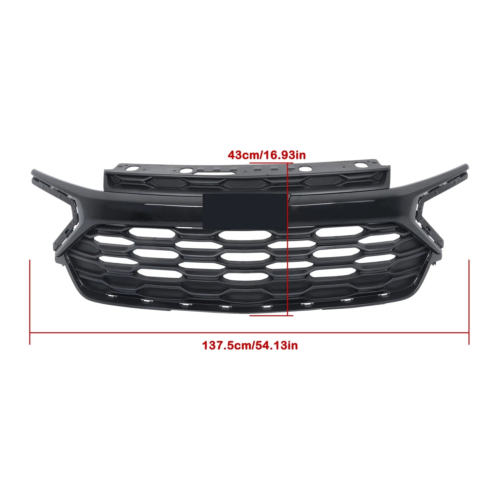 Gloss Black Front Bumper Grille for Chevrolet Trailblazer (2024–2026)