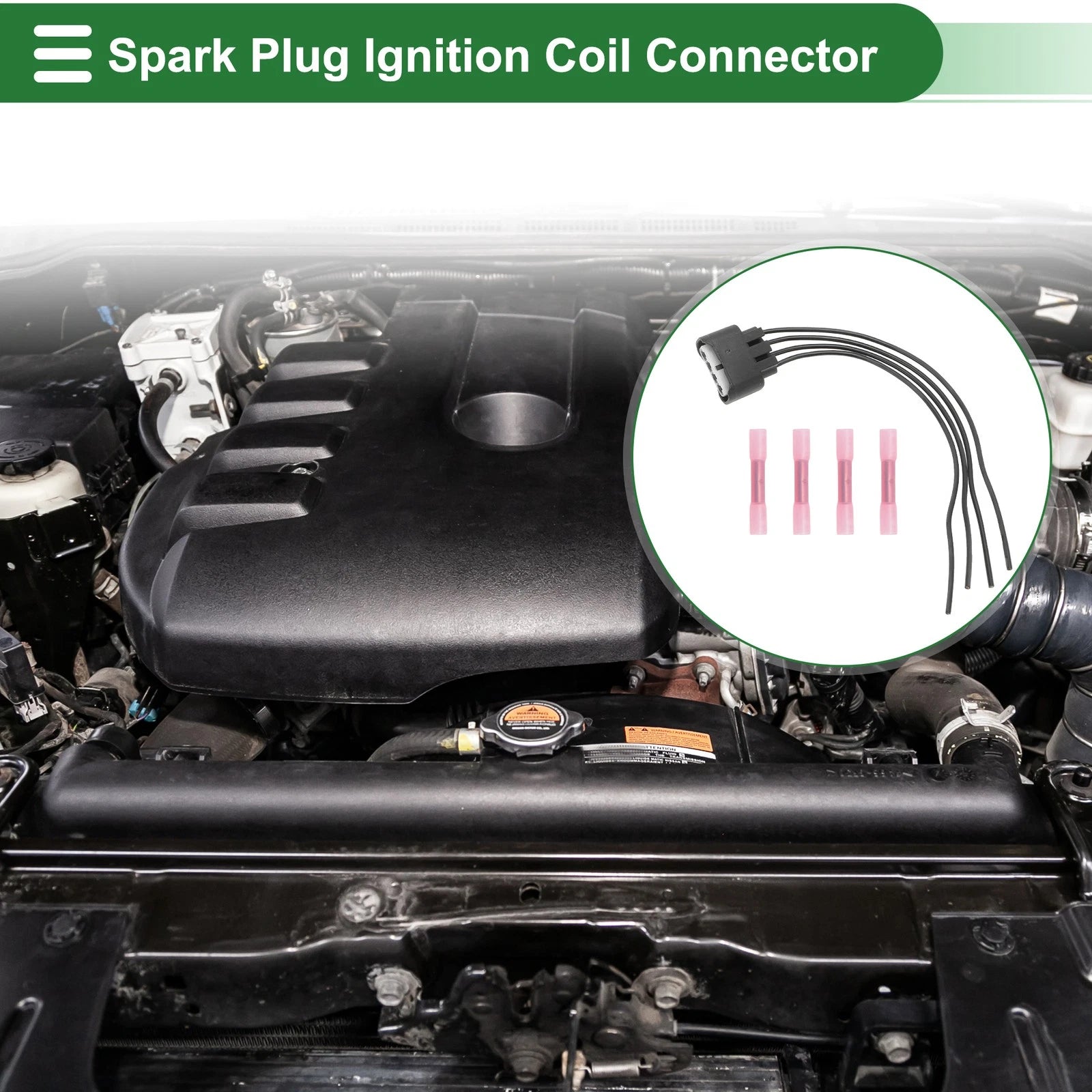 Set of 1 Ignition Coil Connector No.645940 for Lexus HS250h (2010–2012)