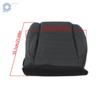 Leather Perforated Driver Side Bottom Seat Cover for Ford Mustang GT (2010–2014)