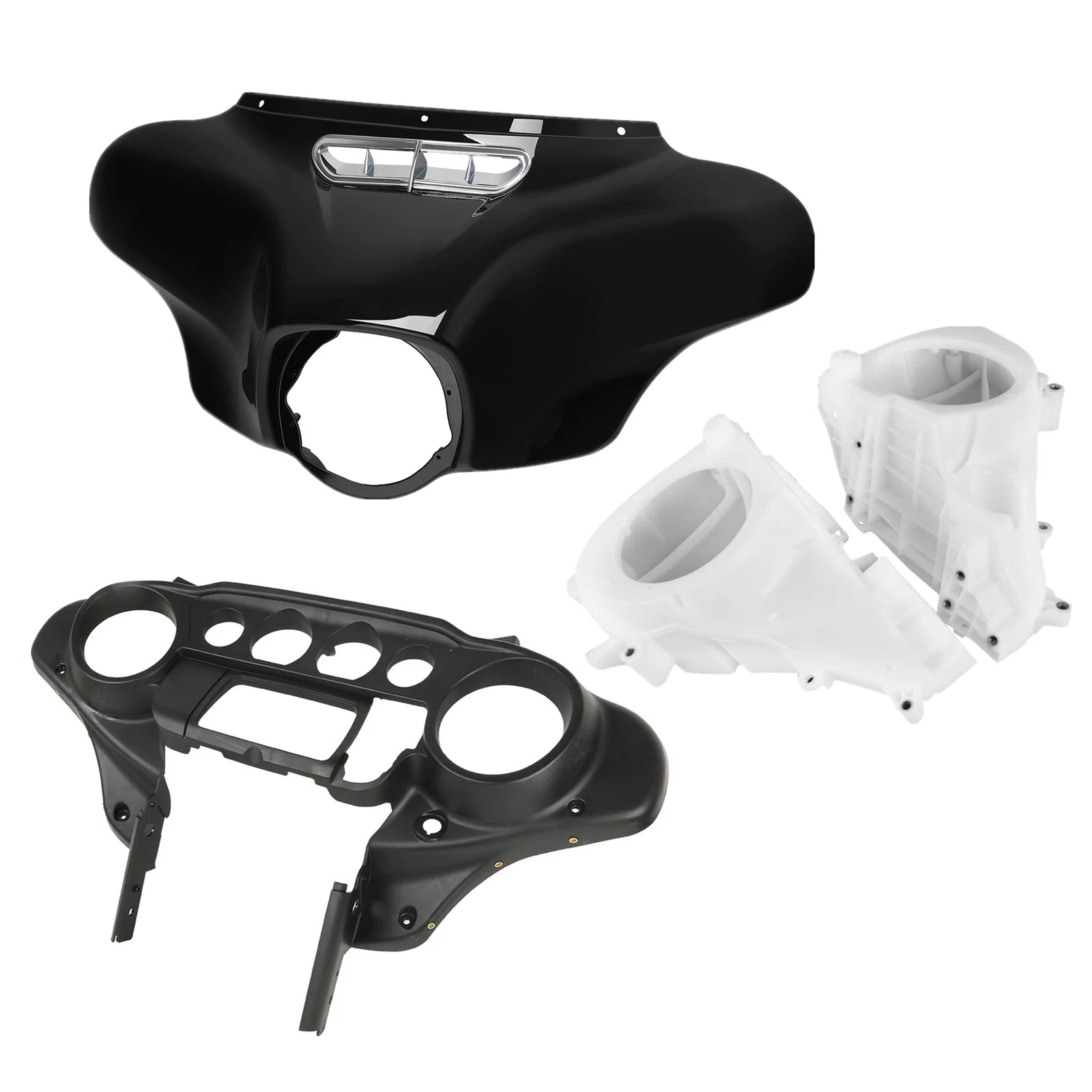 Batwing Inner & Outer Fairing with Speakers for Harley Davidson Touring (2014–2024)