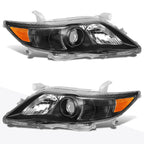 Projector Headlight/Lamp for Toyota Camry (2010–2011) - Black Housing, Clear Lens