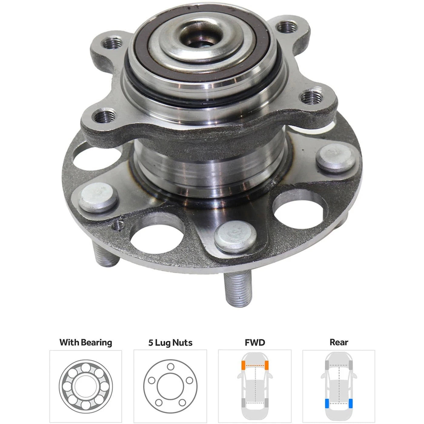 2X Wheel Hubs for Acura CSX