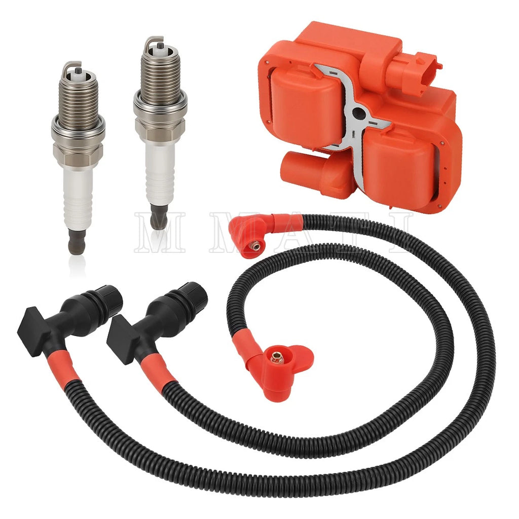 Ignition Coil & Spark Plug Set for Polaris RZR 800 Ranger 800 (2011–2016)