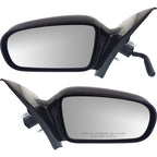 Set of 2 Side Door Manual Mirrors for Chevy 4 Door Sedan (1995–2005)