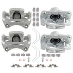 2 Sets Front Rear Disc Brake Calipers for Mazda 6 (2006–2013) Ford Fusion (2006–2012)