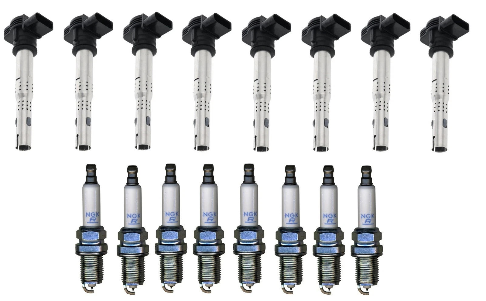 NGK MOD Ignition Coil & Spark Plug Kit for Audi Volkswagen