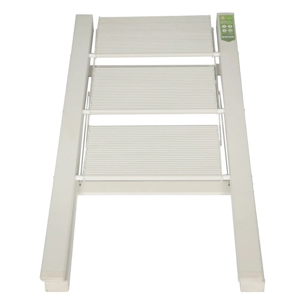 3 Step Folding Stool with Anti-Slip Pedal for Home Use