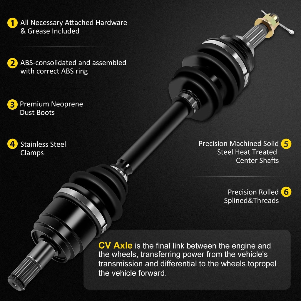 Front Right CV Axle Assembly for Honda Rincon 680 (2006–2022)