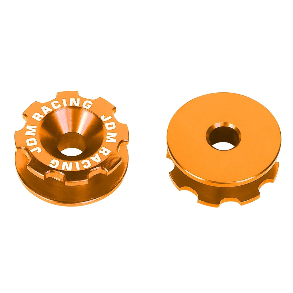 Set of 4 24MMx11MM Aluminum Orange Bumper Quick Release Fasteners for Gear Lid