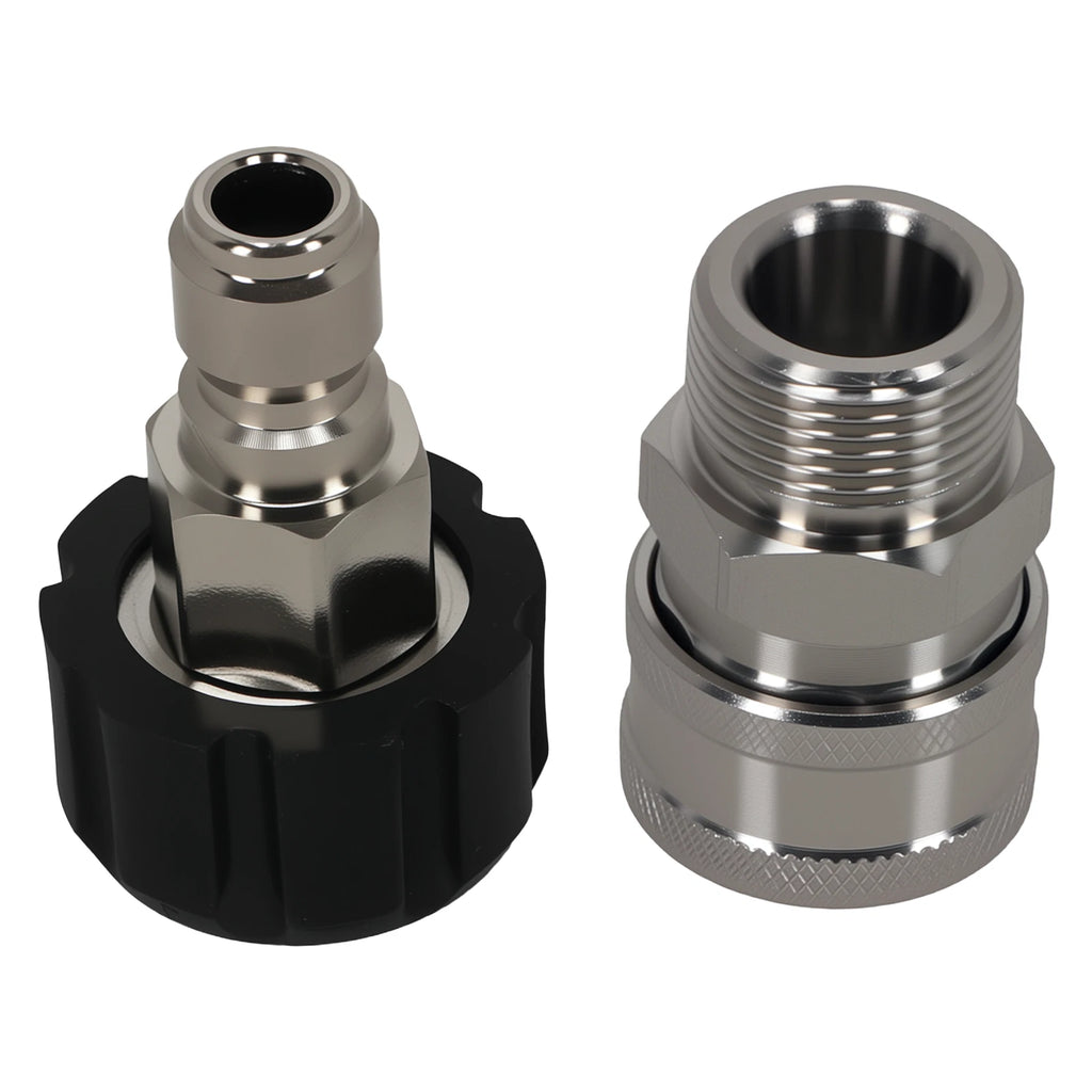 Pressure Washer Coupler Fitting for M22-14 to 3/8" Quick Connect (Stainless)