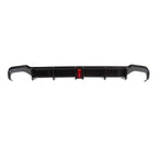 Carbon Fiber Print Rear Bumper Diffuser + Light for Honda Accord Sedan (2018–2022)