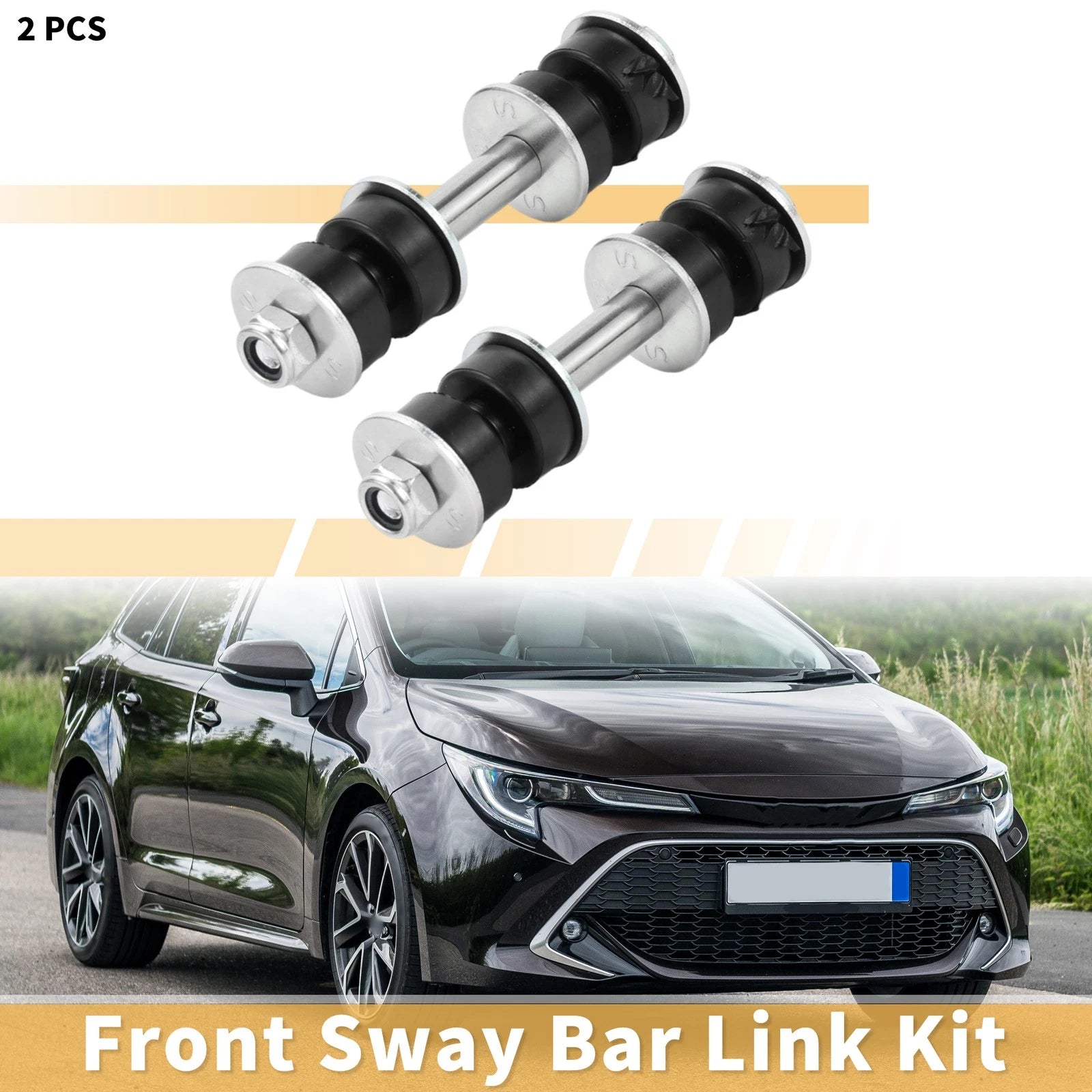 2pcs Front Stabiliser Sway Bar Link for Toyota Echo (2000–2005) No.4881952010