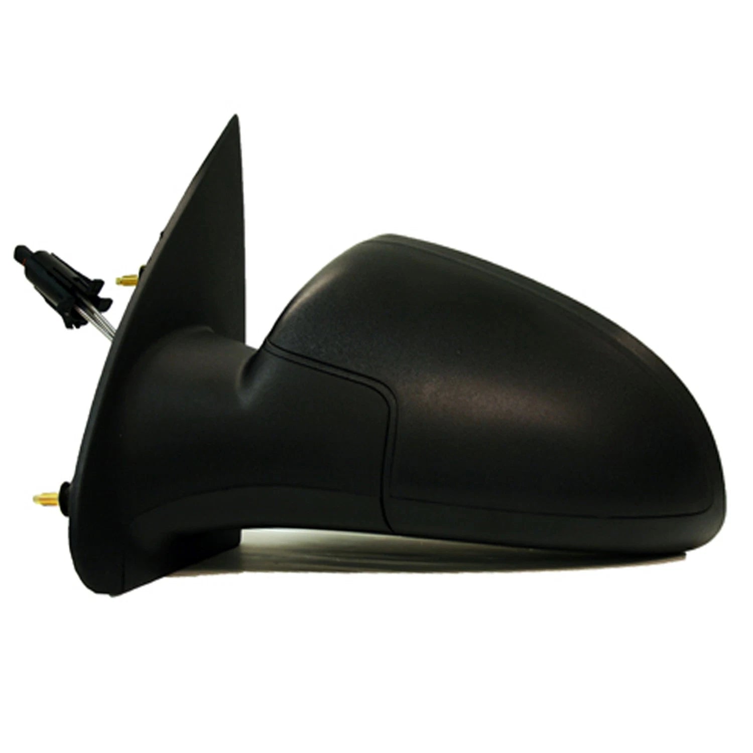 Replacement Black Textured Driver Side Manual Door Mirror for Toyota Hilux (2005–2015)
