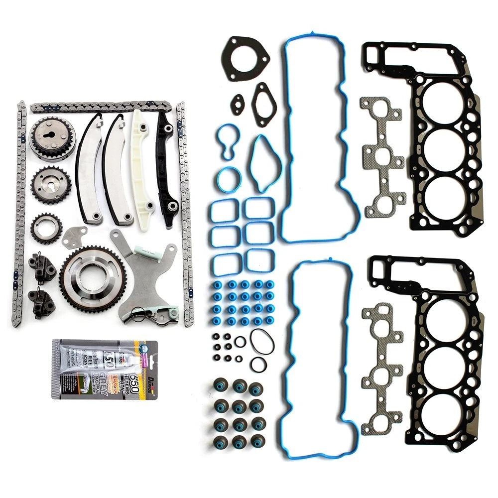 Head Gasket Set & Timing Chain Kit for Jeep Liberty 2005–2012 3.7L V6