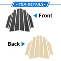8 Pcs Door Pillar Window Trim for Hyundai Creta Ix25 (2015-2023)