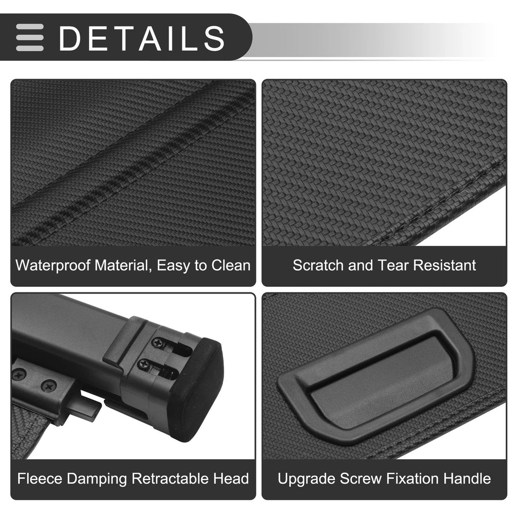Retractable Cargo Cover for Toyota RAV4 (2019–2024) Black Carbon Fiber