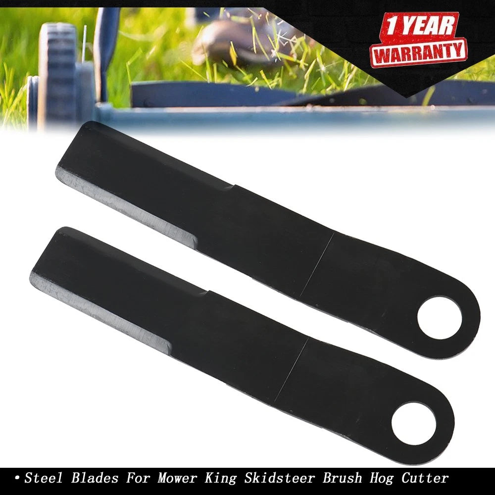 Set of 2 Rotary Cutter Blades for Bush Hog Skidsteer Mower