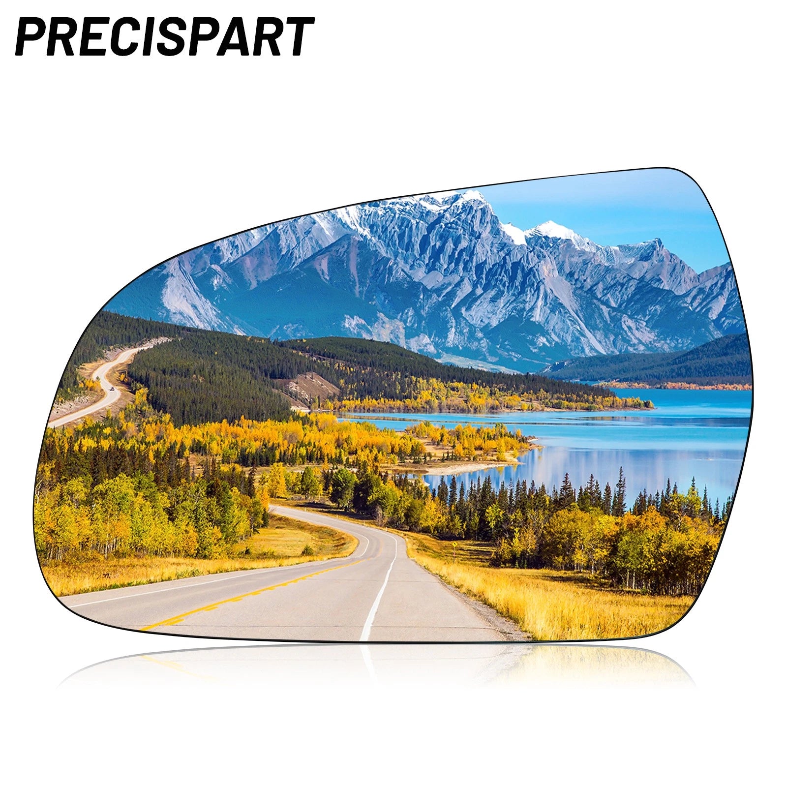 Driver Left Side Mirror Glass for Audi A3 A4 (YYYY–YYYY)