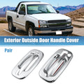 1 Pair Exterior Door Handle Cover for Chevrolet Tahoe (2000–2006) 1 Keyhole