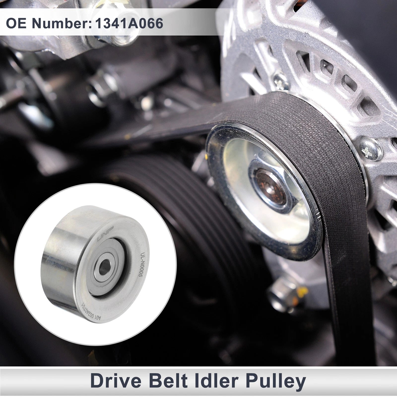 Drive Belt Idler Pulley for Mitsubishi ASX (2013–2015) No. 1341A066