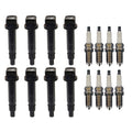 Set of 8 Ignition Coils & Iridium Spark Plugs for Lexus 5.0L V8