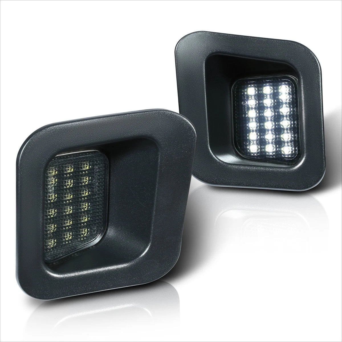 2X Waterproof LED License Plate Lights for Dodge Ram 1500-3500 (2003–2021)