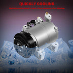 Air Conditioner Compressor & Clutch for Nissan Altima (2002-2006)