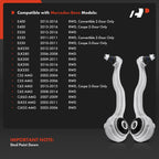 2X Front Lower Control Arm with Ball Joint for Mercedes-Benz C230 (2007–2010)