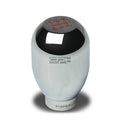 NRG Racing Type-R M10x1.5 Weighted 5-Speed Shift Knob Chrome/Red
