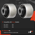 2X Front Lower Rearward Control Arm Bushing for Nissan Juke (2011-2016)